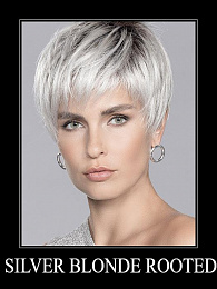 SILVER BLONDE ROOTED SILVER BLONDE ROOTED